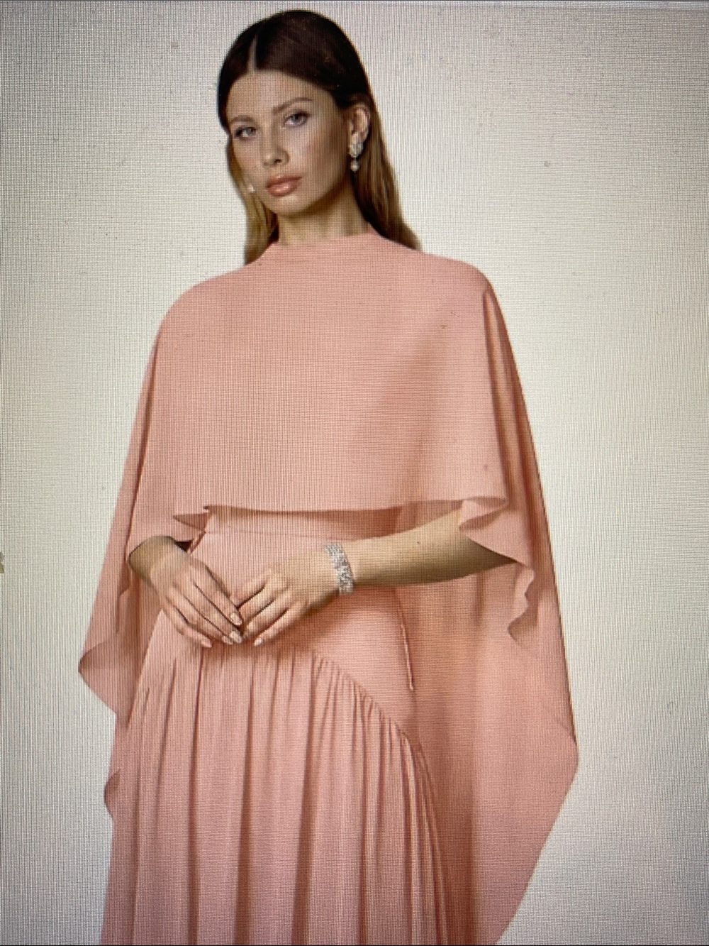 Azazie Rosette Chiffon Multiway Cape